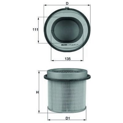 Vzduchový filtr KNECHT LX 670 – Hledejceny.cz