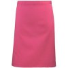 Zástěra Premier Workwear Pracovní zástěra středně dlouhá PR151 Hot Pink Pantone 214c 70x50cm