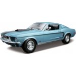 Maisto Ford Mustang GT Cobra Jet 1968 Modrý 1:18 – Zbozi.Blesk.cz