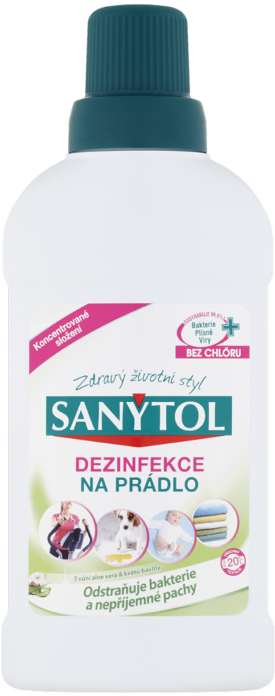 Sanytol Dezinfekce na prádlo s vůní aloe vera a květů bavlny 500 ml od 60  Kč - Heureka.cz