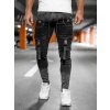 Pánské džíny Bolf pánské džínové kapsáče TF167 černé