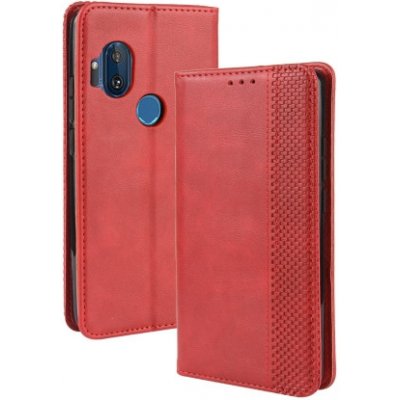 PROTEMIO 19140 BUSINESS Peňaženkový obal Motorola One Hyper červený – Zboží Mobilmania