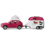 Schleich 42535 Dobrodružné auto s přívěsem a koněm – Hledejceny.cz