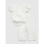 GAP 828648-00 Baby sametový outfit Béžová – Zboží Dáma