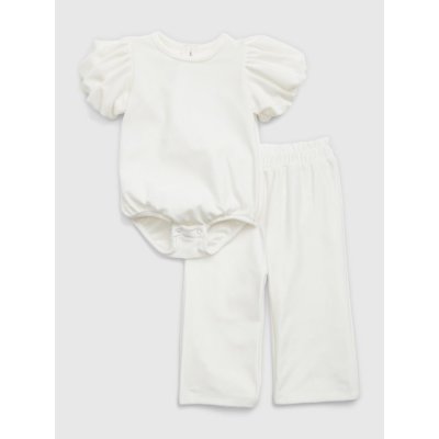GAP 828648-00 Baby sametový outfit Béžová – Zboží Dáma