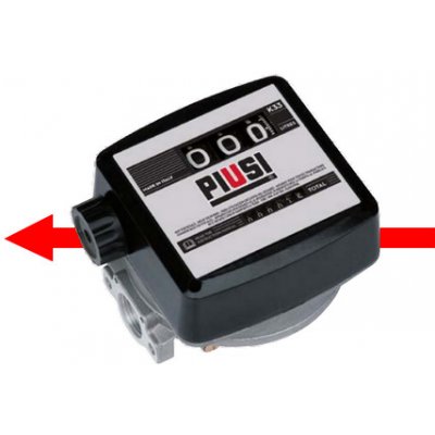 Mechanický průtokoměr na naftu K33 PIUSI Směr toku: A - zprava doleva ← | Zboží Auto