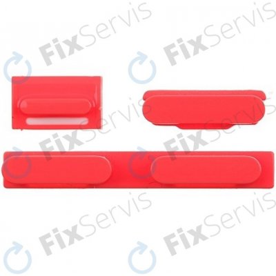 Apple Iphone 5c Set Tlacitek Hlasitosti Zapinani Ticheho Rezimu Cervena Cervena Heureka Cz