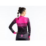 Crussis dlouhý rukáv černá/růžová dámský – Zboží Dáma