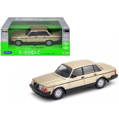 Welly Auto Volvo 240GL zlaté 1:24