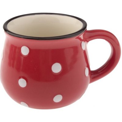 Casa de Engel keramický hrníček červený 75 ml – Sleviste.cz