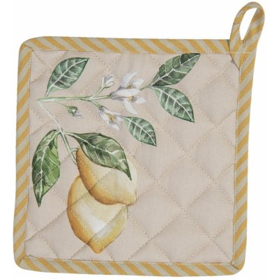 Bavlněná podložka pod hrnec s motivem citrónů Lemons & Leafs - 20*20 cm – Zboží Dáma