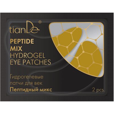 TianDe Hydrogelové polštářky na oční víčka Mix peptidů, 2 ks – Zboží Dáma