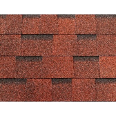 Tegola Asfaltový bitumenový šindel Master P obdélník červenohnědý mix 2,57 m2 – Sleviste.cz