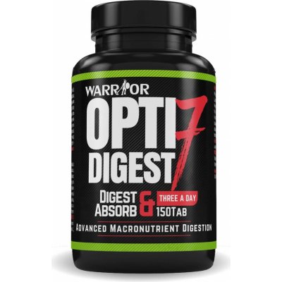 Warrior Opti 7 Digest trávicí enzymy 150 tablet