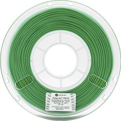 Polymaker PolyLite PETG Green, 1,75 mm, 1 kg – Zboží Živě