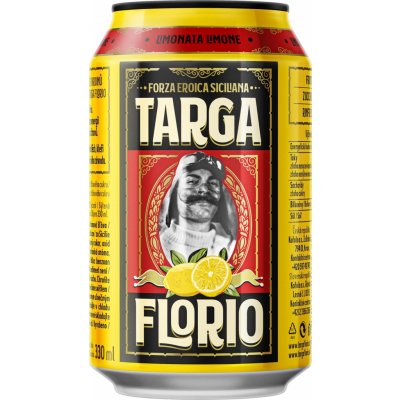 Targa Florio citron plech 24 x 330 ml – Zboží Dáma