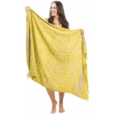 Sarong BALI BATIK zelený IX. – Zboží Dáma