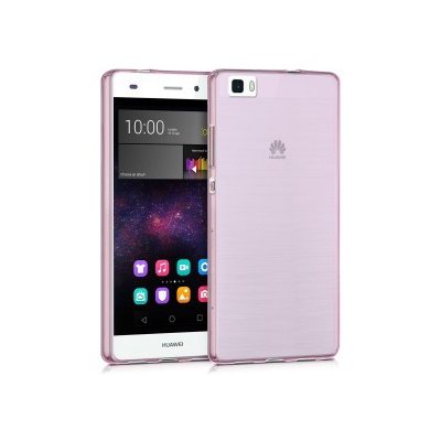 Pouzdro Kwmobile Ultra tenké čiré Huawei P8 Lite růžové – Zboží Mobilmania