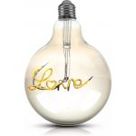 V-TAC LED filament žárovka E27 G125 5W LOVE – Hledejceny.cz
