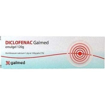 DICLOFENAC GALMED DRM 10MG/G GEL 1X120G