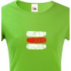 Dámské tričko s potiskem Canvas Dámské tričko Turistická značka červená Zelená