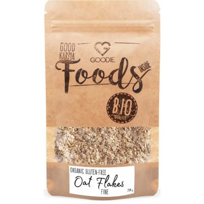 Goodie BIO Ovesné vločky bezlepkové jemné / Gluten-free Oat Flakes - fine 250 g