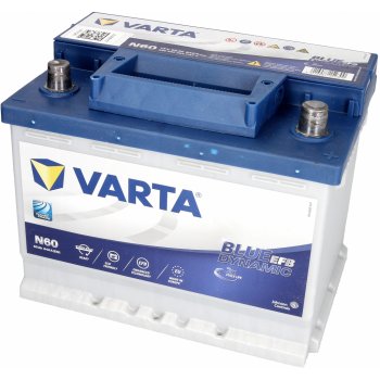 VARTA BLUE dynamic EFB, N60 560500064D842 Batterie 12V 60Ah 640A B13  Batterie EFB N60, 560500064