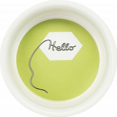 Trixie Keramická miska HELLO COMIC pro králíky 240 ml 11 cm – Zboží Dáma