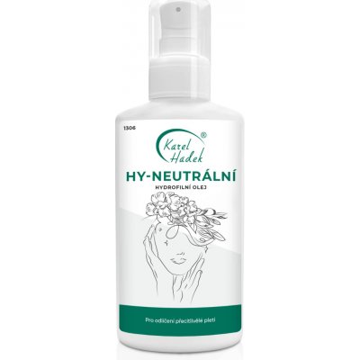 Aroma KH Karel Hadek Hydrofilní olej HY - NEUTRÁLNÍ na odličování přecitlivělé pleti 100 ml – Hledejceny.cz
