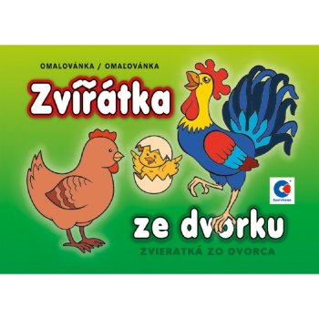 Omalovánka A5 Zvířátka ze dvorku