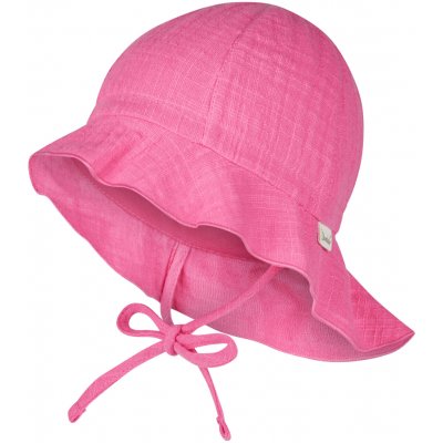 Dětský UV klobouk z jemného bavlněného mušelínu UV+ STERNTALER růžová magenta – Zboží Mobilmania