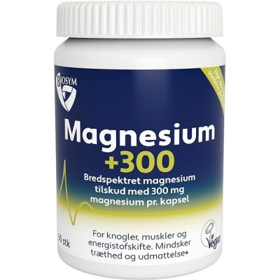 Biosym Dánsko Magnesium+300, 60 kapslí