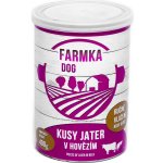 Sokol Falco Farmka Dog kusy jater v hovězím 400 g – Sleviste.cz