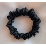 Hedvábná gumička úzká barva černá – Zboží Dáma