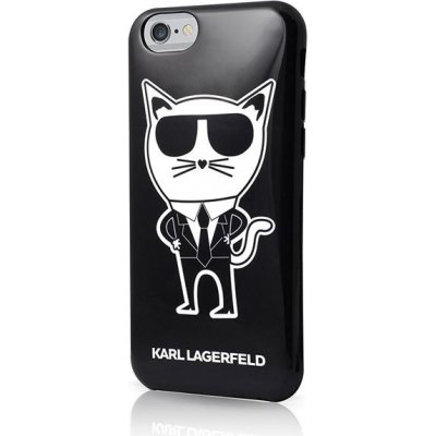 Pouzdro Karl Lagerfeld K-Team TPU Apple iPhone 6 6S černé – Zboží Mobilmania