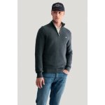Gant Textured Cotton H-zip šedá – Zboží Dáma
