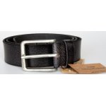 Pánský černý kožený opasek – Zboží Dáma