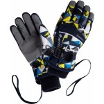 Hi-Tec Harri JR dětské junior lyžařské rukavice Barva: dress blue/skydiver/sulphur spring – Zboží Mobilmania
