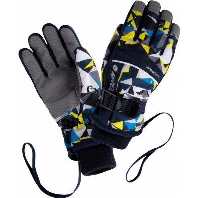 Hi-Tec Harri JR dětské - junior lyžařské rukavice Barva: dress blue/skydiver/sulphur spring