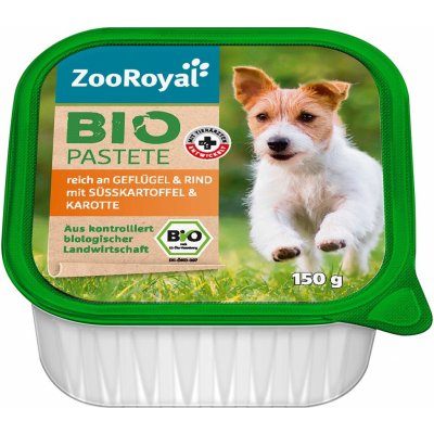 ZooRoyal Adult Dog Bio drůbeží a Hovězí se sladkými bramborami a mrkví 11 x 150 g – Zboží Mobilmania