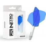 Red Dragon Nitro Flite průsvitné bílé, standard letky a střední násadky – Sleviste.cz