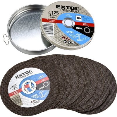 EXTOL PREMIUM kotouč řezný na ocel/nerez, O 125x1,0x22,2mm, 8808103 8808103 – Hledejceny.cz