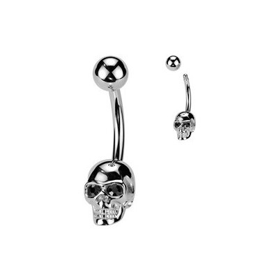 Šperky4U piercing do pupíku lebka WP0096 – Zboží Dáma