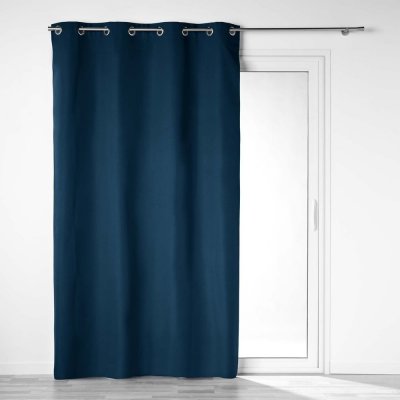 douceur d'intérieur Tmavě modrý zatemňovací závěs z mikrovlákna 140x260 cm Obscure – douceur d'intérieur – Hledejceny.cz