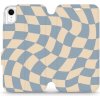 Pouzdro a kryt na mobilní telefon Apple Mobiwear - Apple iPhone XR - VA59S Modrá a béžová šachovnice