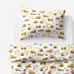 Goldea povlečení nákladní auta a bagry 140x200 70x90 – Sleviste.cz