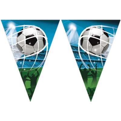 Procos EKO Vlaječková girlanda Fotbal 9 vlajek – Zboží Dáma