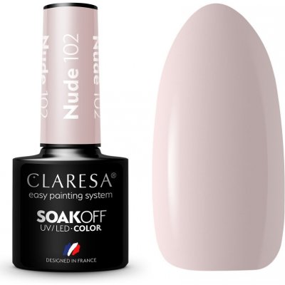 Claresa gél lak NUDE 102 5 g – Zboží Dáma