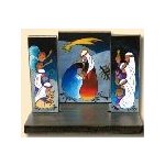 Betlém dřevěný skládací 16 cm – Zboží Mobilmania