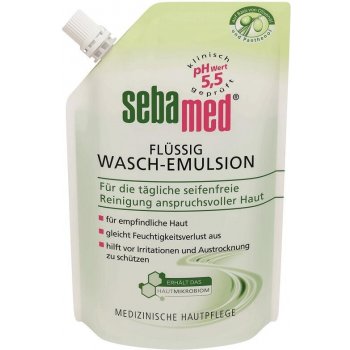 Sebamed mycí emulze na obličej a tělo s olivovým olejem náhradní náplň400 ml